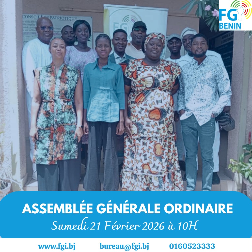Assemblée générale ordinaire du FGI Bénin